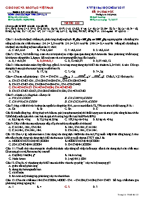 Đề thi đại học năm 2017 đề thi đại học - Mã đề 122